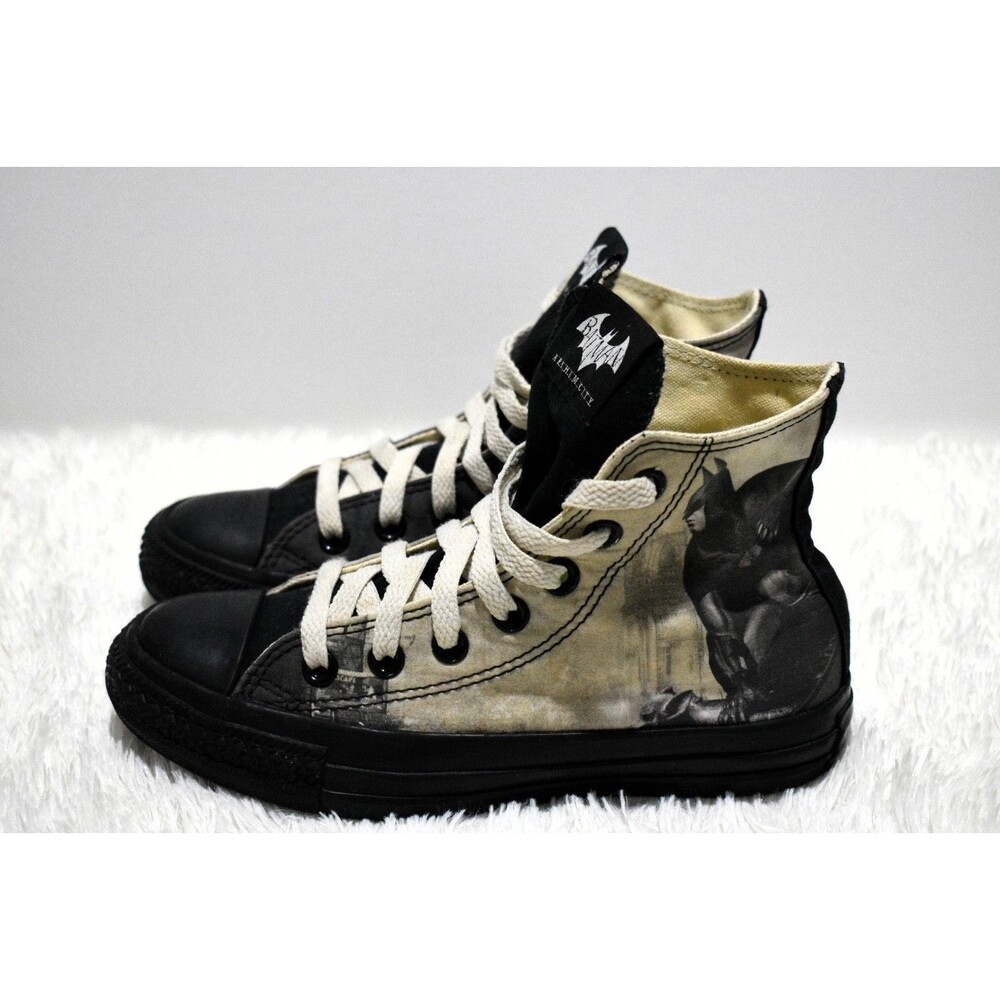 Batman Arkham City Joker x Converse All Star Men's 3 Women's 5 DC Comics Sneaker